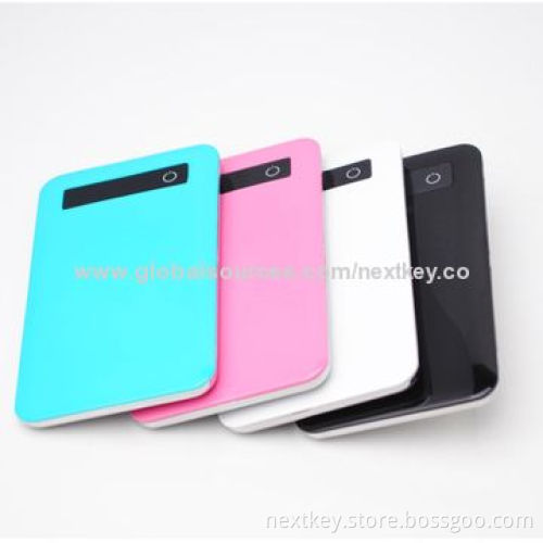 Factory Ultra Slim Power Bank with 4,500mAh Capacity, Dual USB, Output 5V, 2A